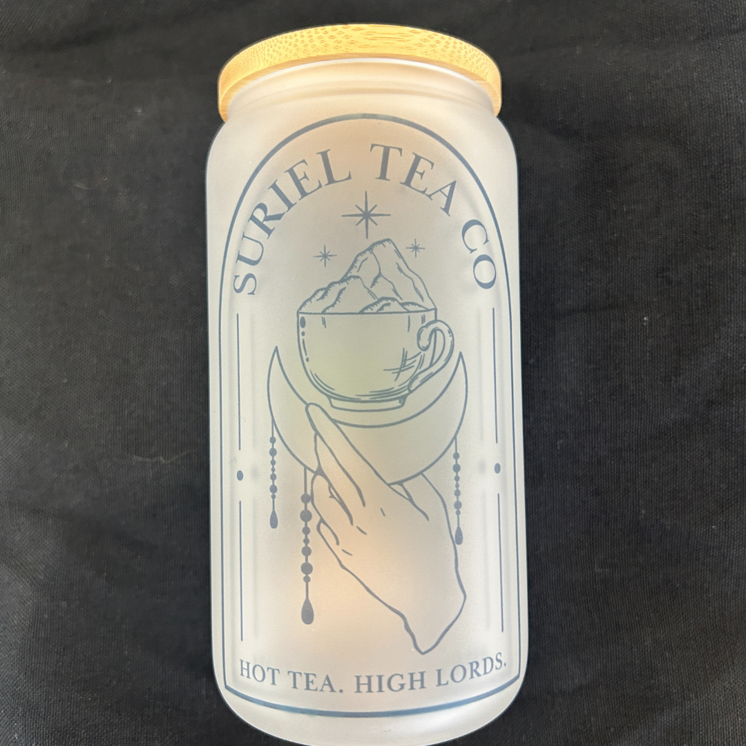 Suriel Tea Co Glass Drinking Cup