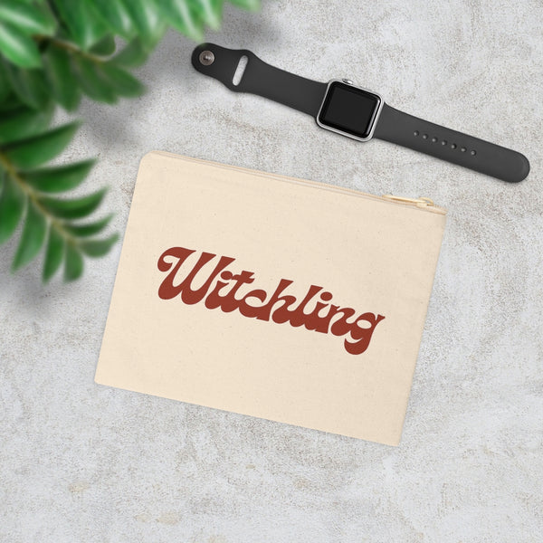 Witchling Cotton Zipper Pouch