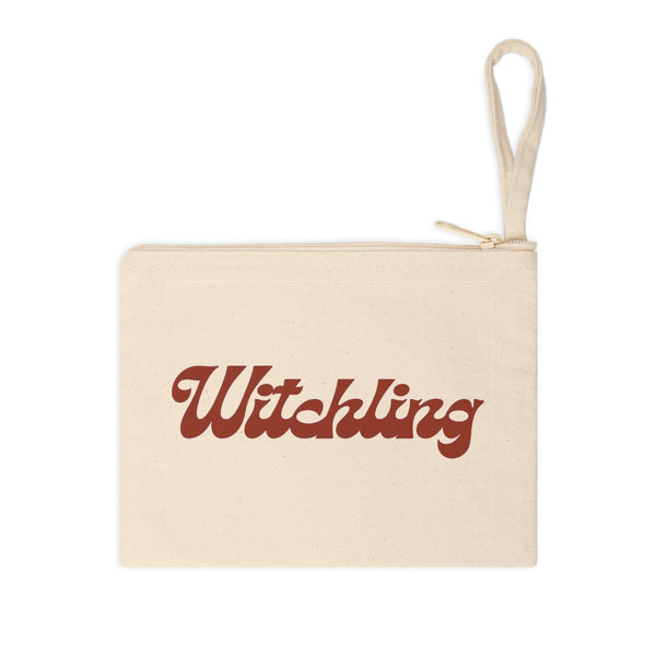 Witchling Cotton Zipper Pouch