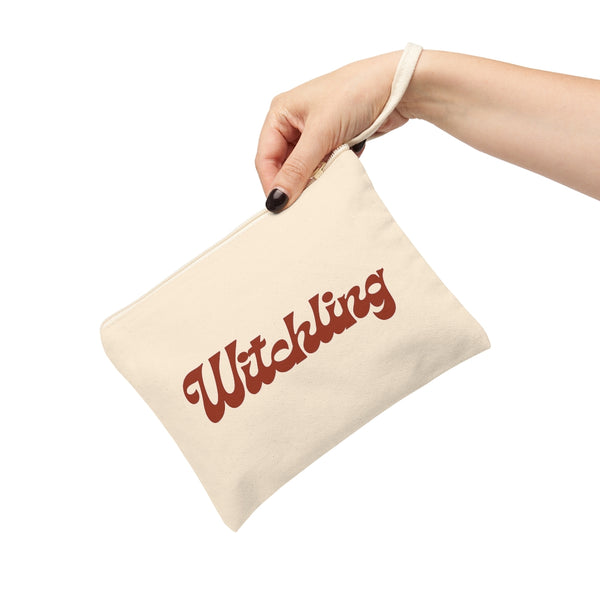 Witchling Cotton Zipper Pouch