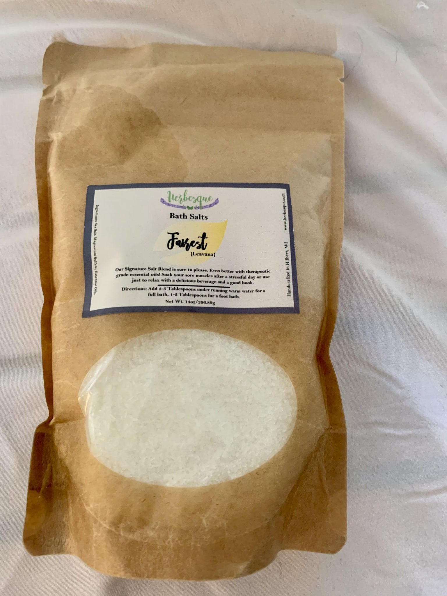 Fairest Bath Salts (14oz resealable bag)