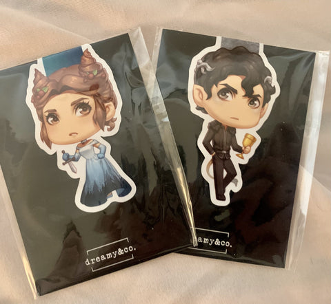 Jude and Cardan Magnetic Bookmark duo